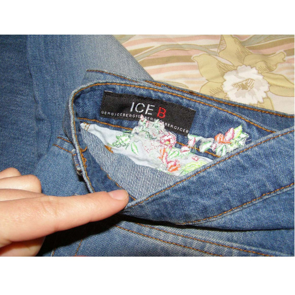 NWT Iceberg Embroidered Jeans size 10-12 Inseam 36 - Picture 5 of 9